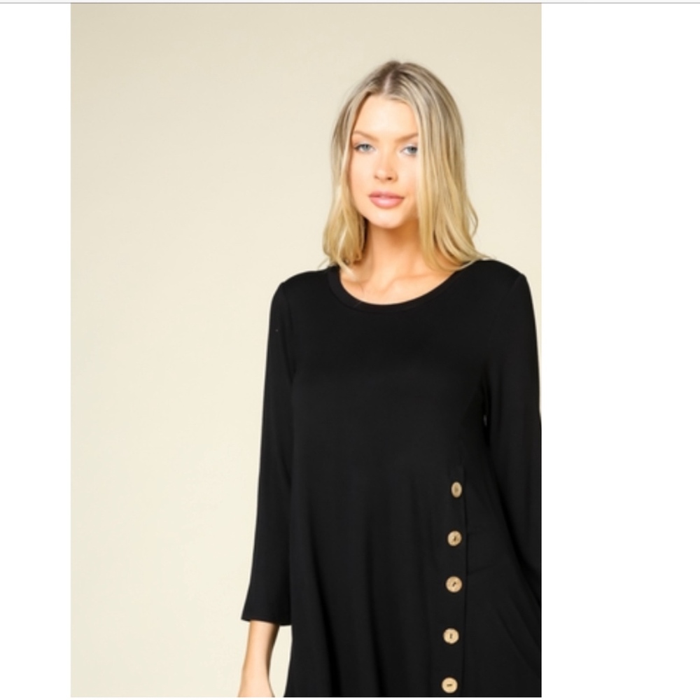 NWT Super Soft 3/4 quarter T